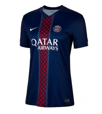Paris Saint-Germain Lucas Beraldo #4 Hjemmebanetrøje Dame 2025-26 Kortærmet